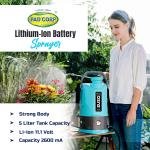 Pad Corp Lithium Suzo 5 Liter Battery Sprayer Tank Capacity, Very Light Weight, Rechargeable Lithium Battery Suitable Small office or home or bungalow Or Garden